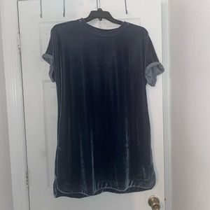Velvet Short sleeve dress